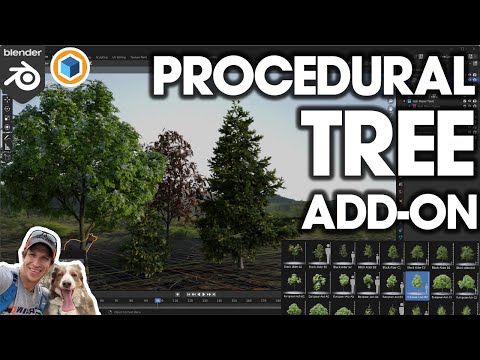 Treezy is HERE! - NEW Procedural Tree Add-On for Blender