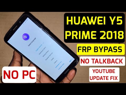 Huawei Y5 Prime 2018 (DRA-L21) Frp Bypass/Google Account Remove Without Pc| No Talkback, 2024 Update