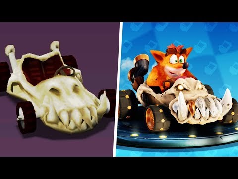 CTR: Nitro-Fueled & Crash Tag Team Racing Comparison | Characters + New Karts | Part 2