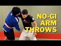 Learn these 3 MASSIVE No-Gi throws QUICK!