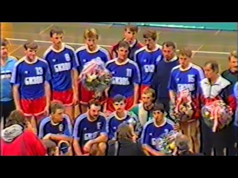 TUSEM Essen - SKA Minsk. Handball European Super Cup 1989