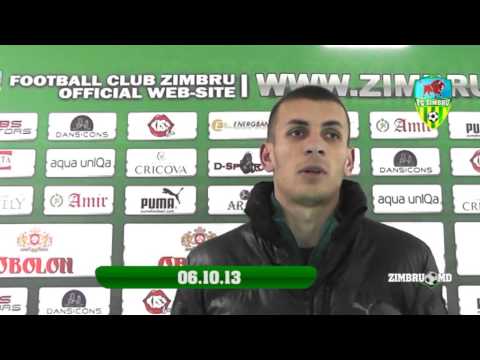 Stefan Burghiu (INTERVIEW) Preview, Zimbru - Sheriff (19.10.13)