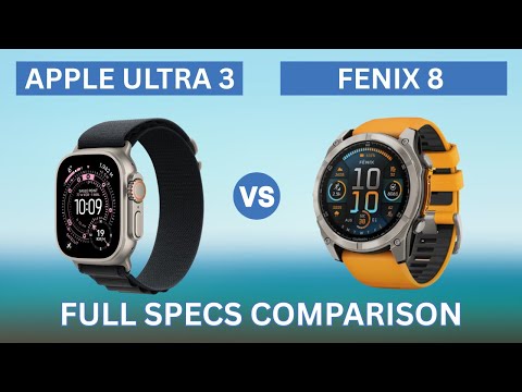 Apple Watch Ultra 3 VS Garmin Fenix ​​8