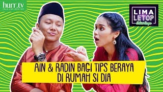 Download lagu LimaLeTop! Edisi Raya | Ain Edruce & Radin ERA Bagi Tips Beraya Di Rumah Si Dia mp3