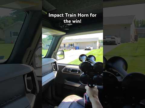 Definitely louder than a car horn!