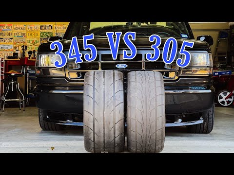 345 vs 305 Tires. Fitting The Widest Tire On My Ford Lightning