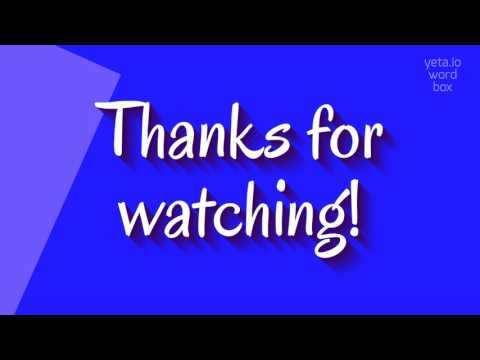 How to say "moret"! (High Quality Voices)