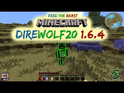 FTB - Direwolf20 1.6.4 | Ep.2 | Suitable Base Location