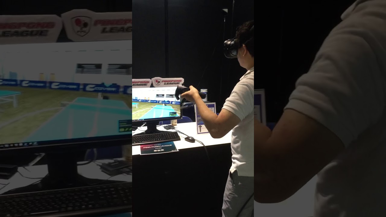 VR table tennis game