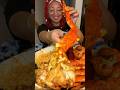 Huge King Crab Leg Ramen Sausage Snow Crab Potatoes And Mega Prawns Seafoodboil Mukbang