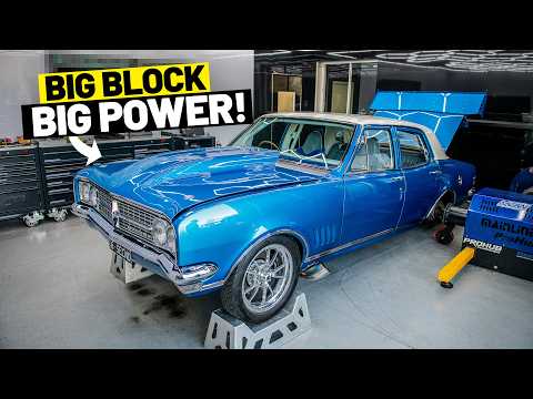 Boosted big-block HK Holden makes HUGE power! 🔥