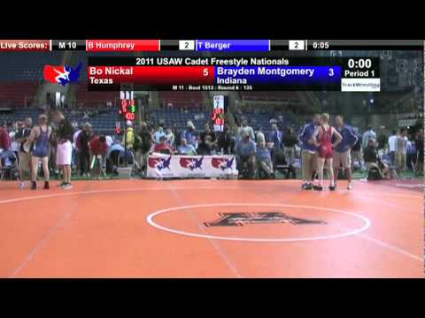 Cadet Freestyle 135 - Bo Nickal (TX) vs. Brayden Montgomery (IN)