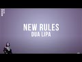 Dua Lipa - New Rules (Official Karaoke Instrumental) | Love is Love