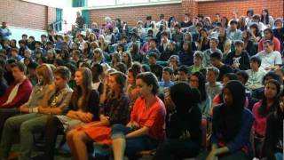 David Beckhams Ünerraschungsbesuch in der Melbourne High School