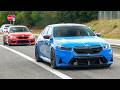Cars Leaving Nürburgring Tankstelle Revuélto 992 GT3 RS MR Turbo S R8 V10 M5 G90 900HP X3M