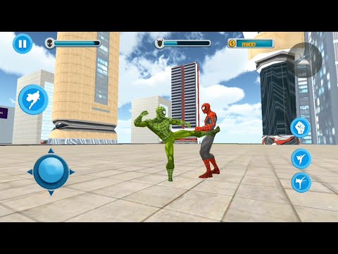 Flying Spider Hero Vs Fake Spider | Spider Hero Crime City Rescue - Android GamePlay