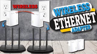 How To Get WIreless Ethernet Connection | TP Powerline Adapter Review and Unboxing