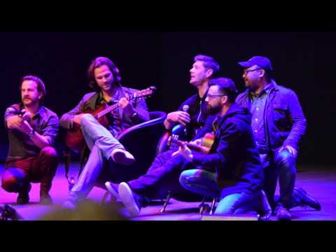 The 'Supernatural' cast perform Freefallin' at AHBL8 Con!