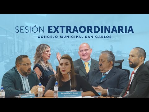 Sesión Extraordinaria 17/10/2025 | Concejo Municipal San Carlos