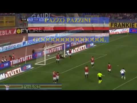 Trentacinquesima giornata: roma-SAMPDORIA=1-2 [Pazzini Pazzini]