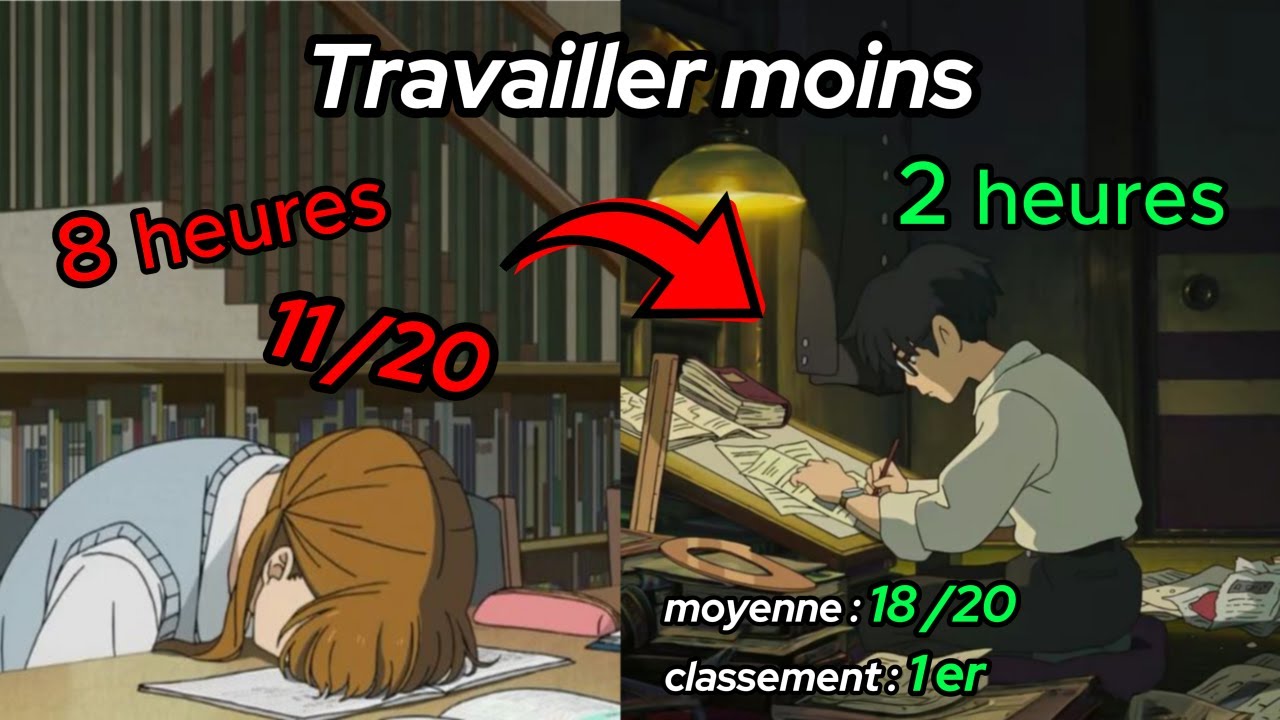 Comment avoir des BONNES NOTES sans travailler dur ?