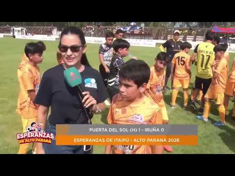 RESUMEN: PUERTA DEL SOL (H) 1-0 IRUÑA - GRUPO A: TORNEO ESPERANZAS DE ITAIPÚ, ALTO PARANÁ 2026