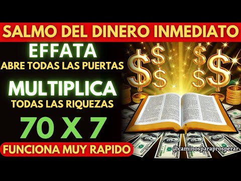 🌟ESTOS SALMOS ATRAEN RIQUEZA INMEDIATA💰 MULTIPLICAN TU DINERO 70 VECES 7 💲FUNCIONA MUY RAPIDO💸