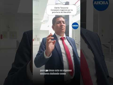 ⛏️🏛️ Dante Tarazona, consejero regional por Marañón