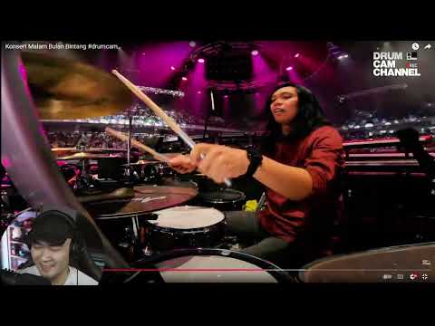 Now THIS is a BAND INTRO!!!!!! (Azim Jenk Ali, pro drummer from Malaysia) - Malam Bulan Bintang