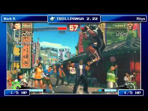 Trollpanga 2.22 - Mark R (Sakura/Makoto) vs Rhys (Balrog)