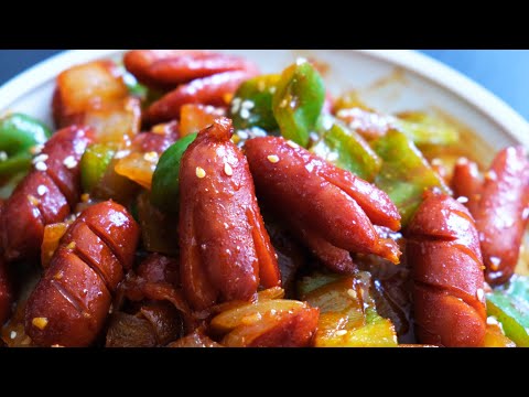 Korean Sausage Stir Fry : 소시지야채볶음 | Ordinary Kitchen 오디너리 키친
