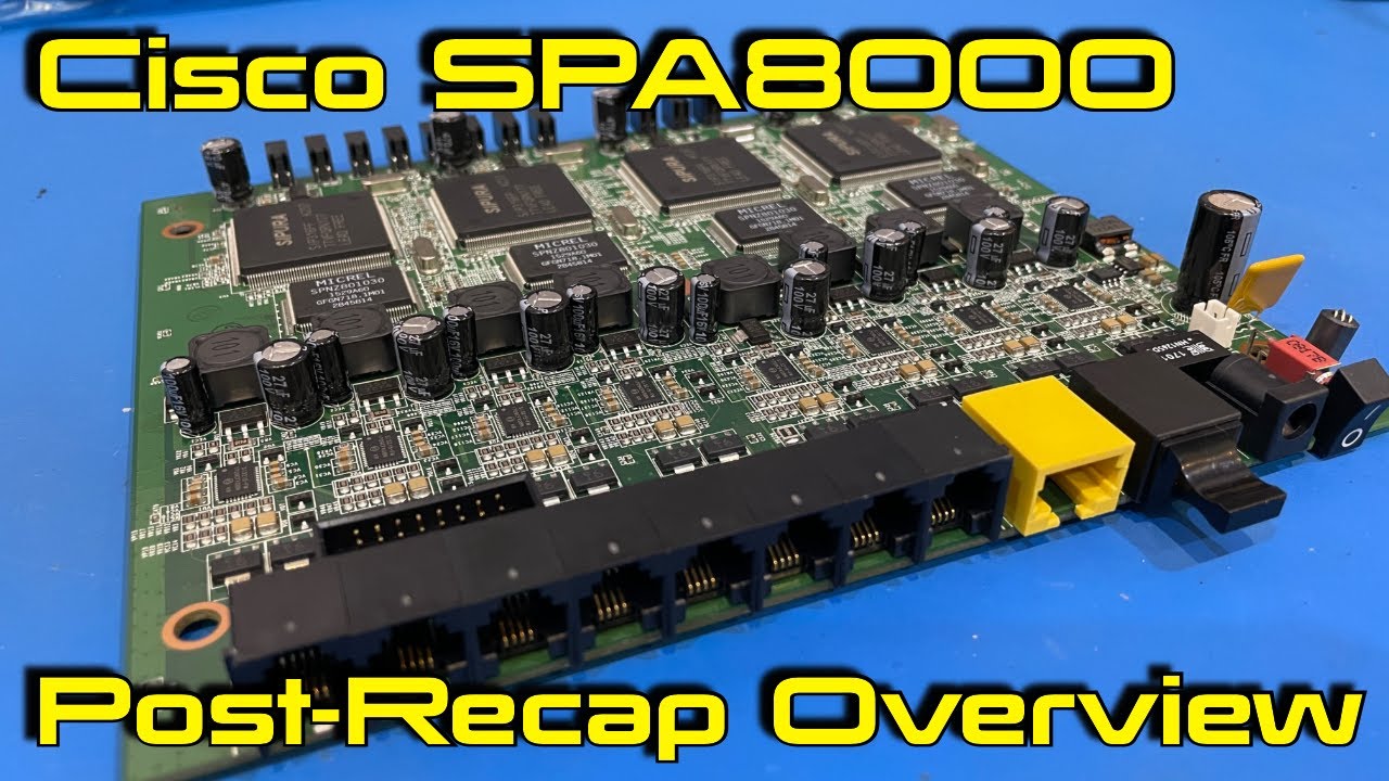 Cisco SPA8000-G4 8-Port IP Telephony Gateway - Recap Overview