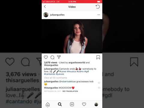 Julia Argüelles - Somebody to love