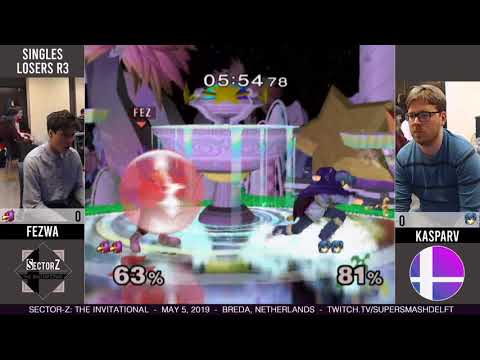 Sector Z 4.5 - FezWa (Falco) Vs KasparV (Marth) - Losers Round 3