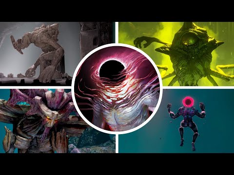 GRIME (+DLC) - All Bosses & Endings