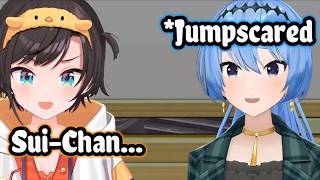 Subaru Tried to Warn Suisei About Her Voice Chat PON and Scared Her Instead