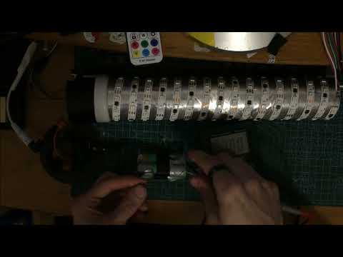 Diody LED i zasilanie 12v z 18650 :)