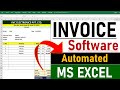 Automatic Invoice In Excel Office Work In Excel Invoice In Excel