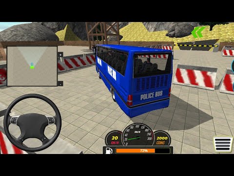 Us Police Bus Coach Driving – Off-road Police Soldier Transporter Bus Android Games #1