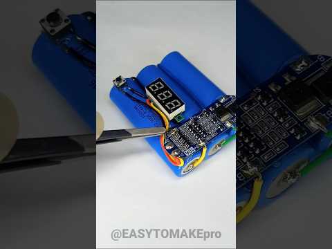 DIY 12V Rechargeable Battery Making #shorts #diy #trending #science #electric