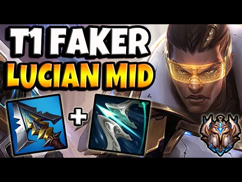 T1 Faker LUCIAN vs YASUO [ MID ] Patch 11.14 Korea Challenger ✅