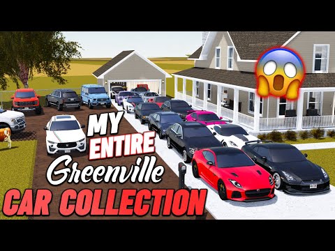 MY ENTIRE GREENVILLE CAR COLLECTION!! || ROBLOX - Greenville