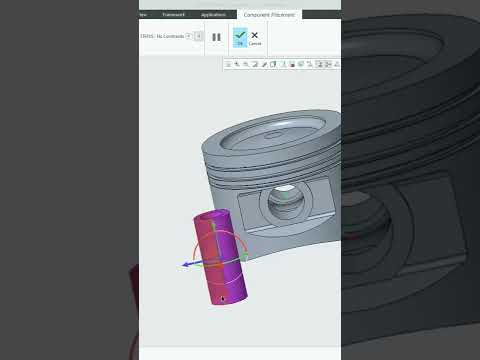 Ensambles con Creo Parametric Avance  #3d #cad #design #creoparametric