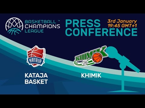 Kataja Basket v Khimik - Press Conference - Basketball Champions League
