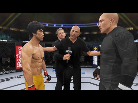 Bruce Lee vs. Agent Hitman 47 - EA Sports UFC 4 - Epic Fight 🔥🐲