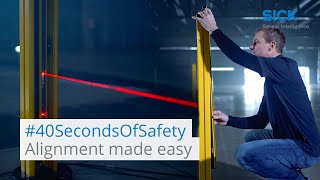 #40SecondsOfSafety: Easy alignment of the deTem safety light-beam sensor