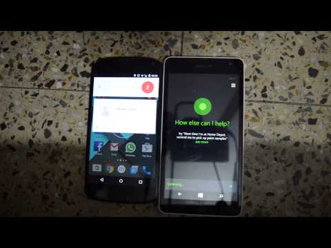 Google Now and Cortana