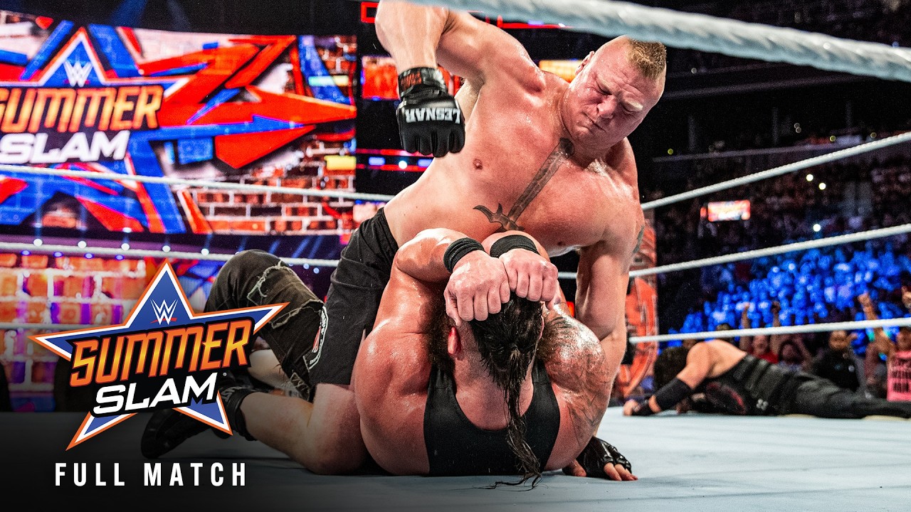 FULL MATCH: Brock Lesnar vs. Roman Reigns vs. Samoa Joe vs. Braun Strowman: SummerSlam 2017
