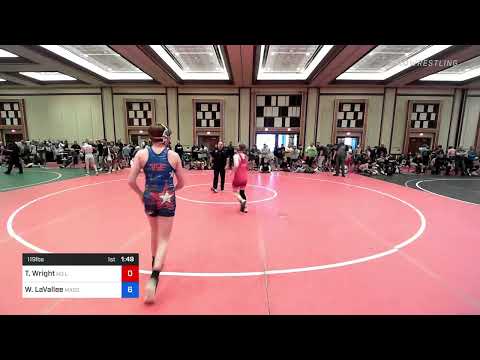 119 Lbs Quarterfinal - Trevor Wright, No Limits Wrestling Club Vs William LaVallee, Massachusetts