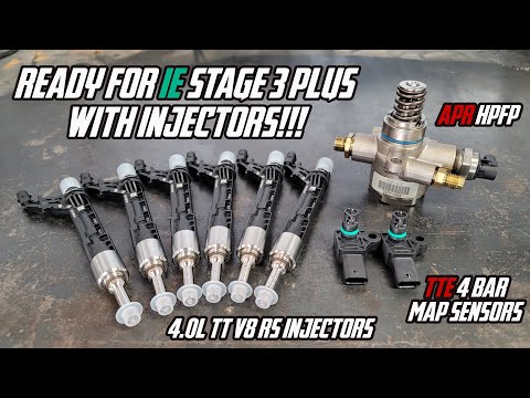 APR HPFP, TTE 4 Bar MAP sensors & RS7 Injectors Install - IE Stage 3+ w/ Injectors - Audi B9 S4